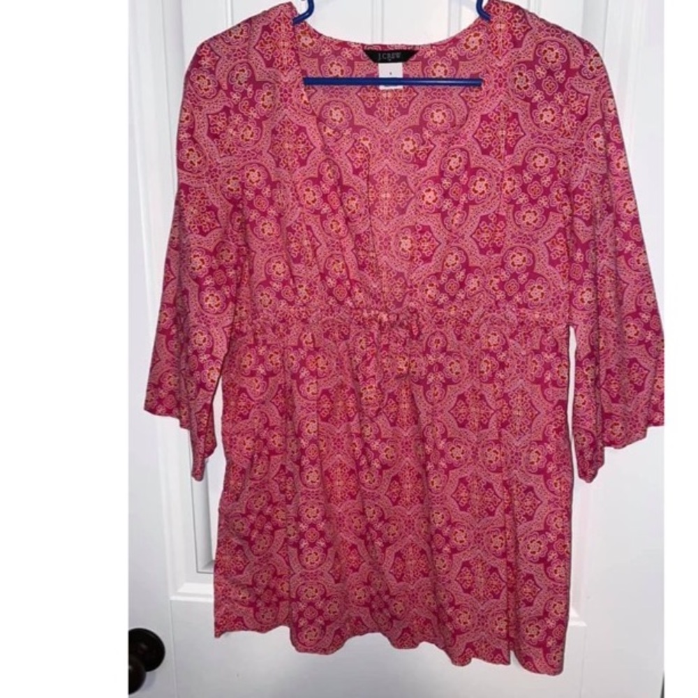 J Crew Tunic Top Size Small